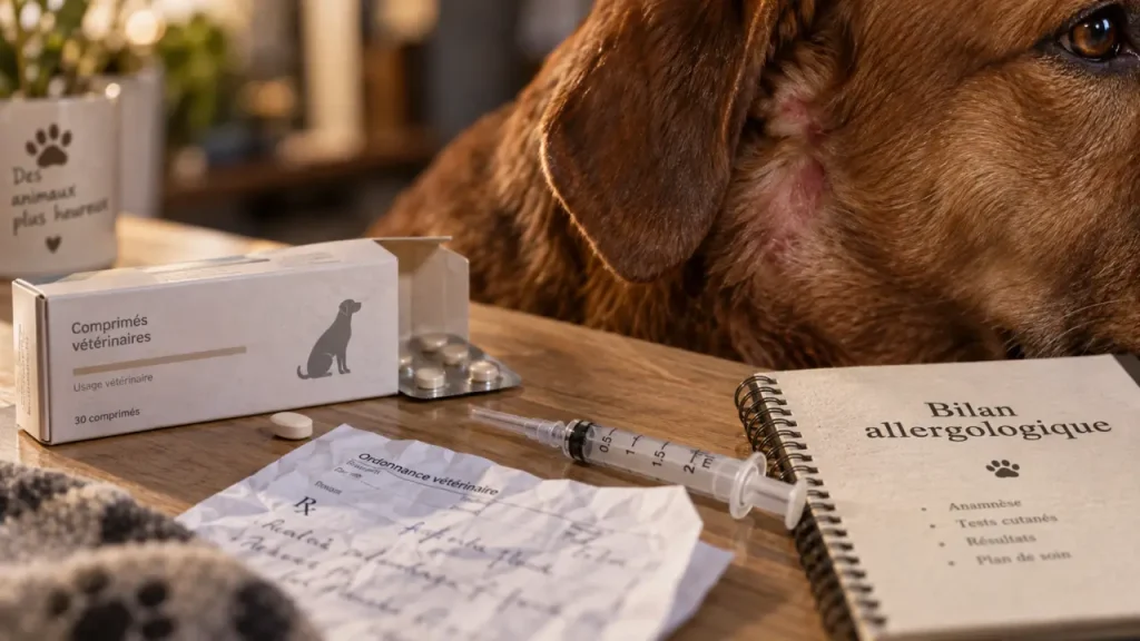 Antihistaminique pour chien : soulager le prurit sans négliger la cause