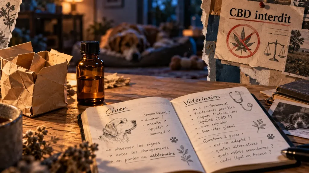 CBD chien : piège du naturel, vérifications indispensables