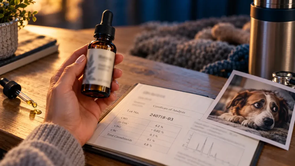 CBD vet : vérifiez la composition avant d’en donner à votre animal