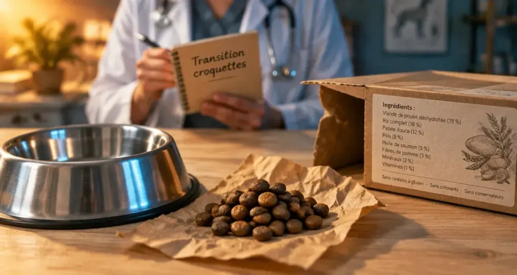 Croquettes allergie chien hypoallergéniques médicalisées en gamelle